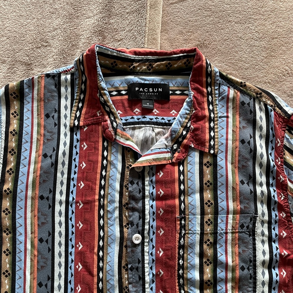 Pac Sun Short Sleeve Button Up